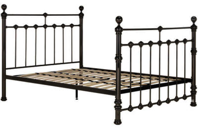 Schreiber Canford Nickle Kingsize Bed Frame Schreiber Canford Nickle Kingsize Bed Frame